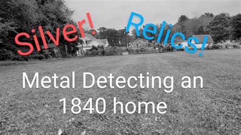 would you metal detect for gold at 1840 house|Metal Detecting Late 1800’s House!! .